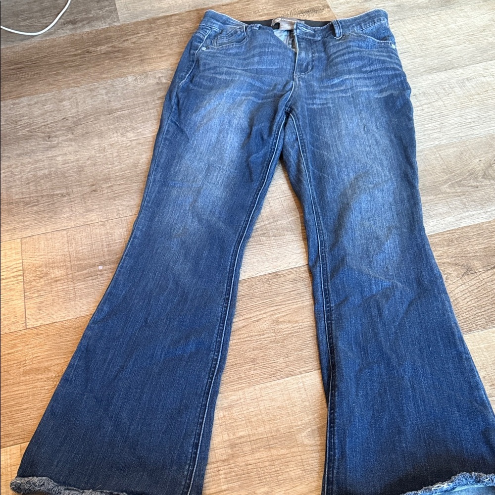 Democracy ab technology Dark Blue Flare Jeans